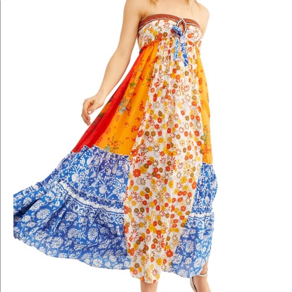 Free People Dresses & Skirts - NWT Free People Golden Dreams maxi dress size XS